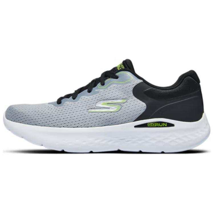 Skechers Go Run Lite Low top Running Shoes Men's Black Gray