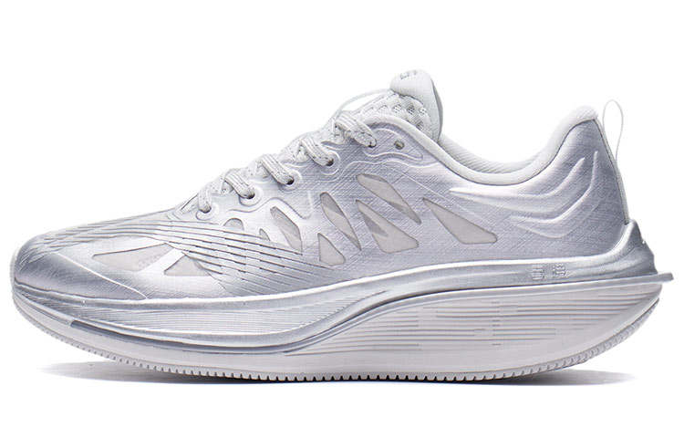 Li-Ning Li Ning WuShi 5S 2.0 Cushioning Low top Running Shoes Women's Silver Gray