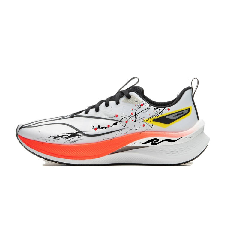 Li-Ning Li Ning Red Hare 7 Pro TPU Cushioning Slip Resistant Low top Casual Running Shoes Men's White