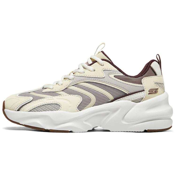 Skechers BOBS BAMINA 2 Comfortable Abrasion Resistant Abrasion Resistant Low top Running Shoes Women's Beige Brown