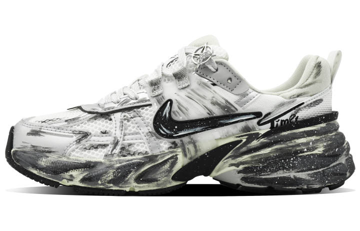 Nike Nike V2K Run Low top Running Shoes Women's Silver White