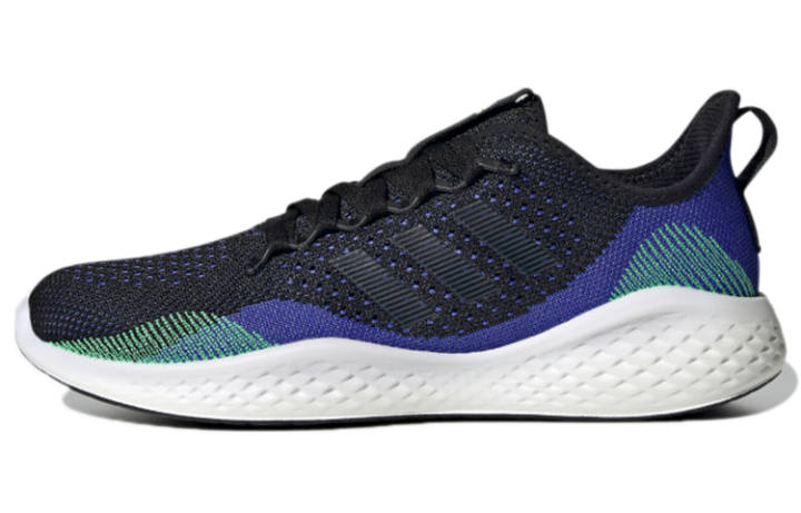 Adidas Adidas Fluidflow 2.0 Comfortable Breathable Low top Running Shoes Men's Navy Blue