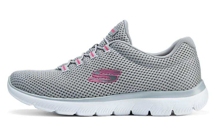 Skechers Minimalist Style Cushioning Abrasion Resistant Low top Casual Running Shoes Women's Gray