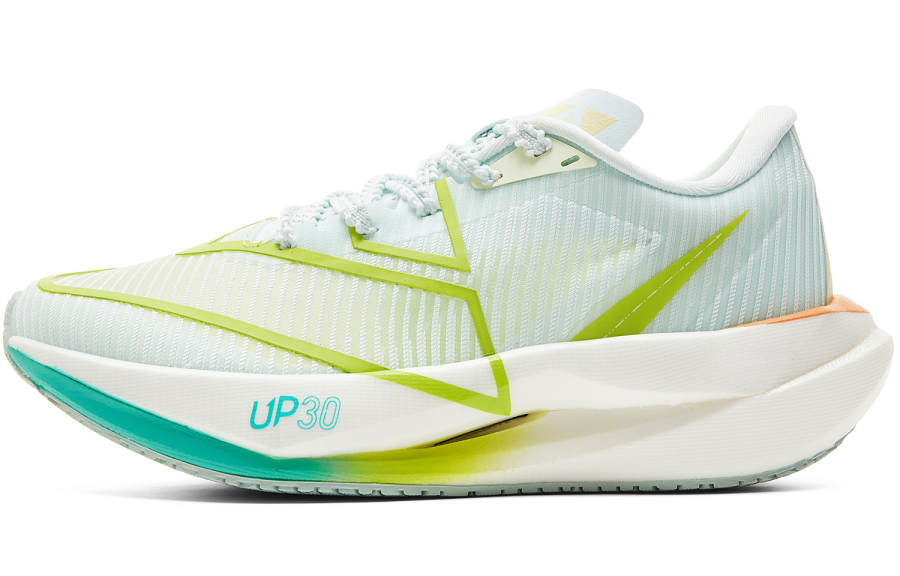 PEAK UP 30 3.0 Cushioning Rebound Slip Resistant Abrasion Resistant Low top Running Shoes Women's Aqua Blue