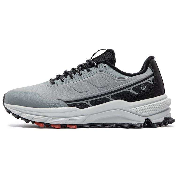 361° Rain Screen Cushioning Slip Resistant Cushioning Slip Resistant Low top Running Shoes Men's Gray Black