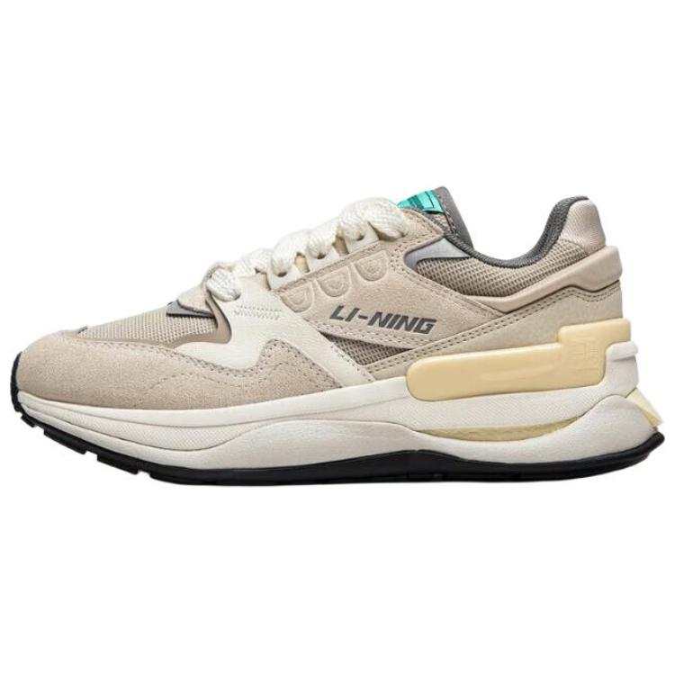 Li-Ning Li Ning Sports Life Collection Wear resistant And Lightweight Low top Casual Shoes Women's Gray