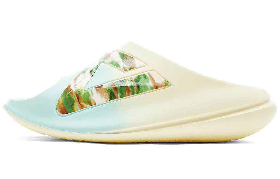 PEAK Slip Resistant Abrasion Resistant Cushioning Slide Slippers Men's Cool Green