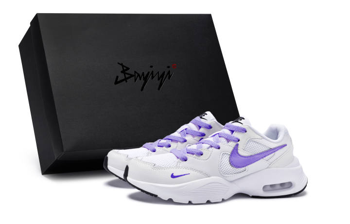 Nike Nike Air Max Fusion Waterproof And Breathable Waterproof And Breathable Low top Running Shoes Men's White Purple
