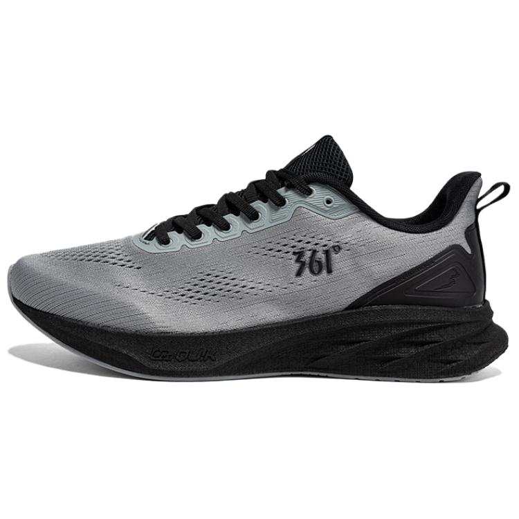 361° Abrasion Resistant Lightweight Wear resistant And Lightweight Low top Casual Running Shoes Men's Gray Black