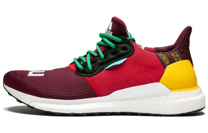 Adidas Solar Hu Pharrell x Solar Hu Adidas Glide 'Maroon' Friends and Family