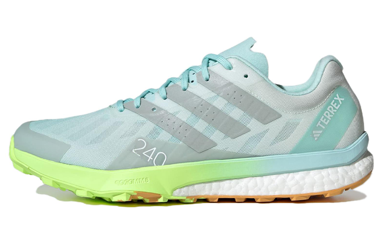 Adidas Adidas Terrex Speed Fashion Slip Resistant Low top Running Shoes Men's Blue Teal