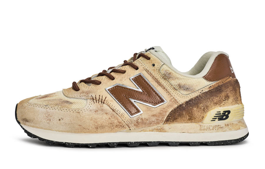 New Balance New Balance NB 574 Low top Running Shoes Unisex Silver White Brown