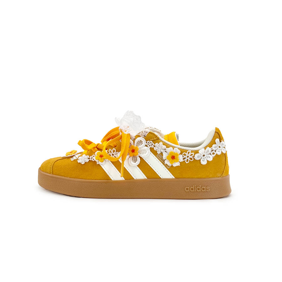 Adidas Adidas VL COURT 2.0 Low top Skateboard Shoes Unisex Yellow