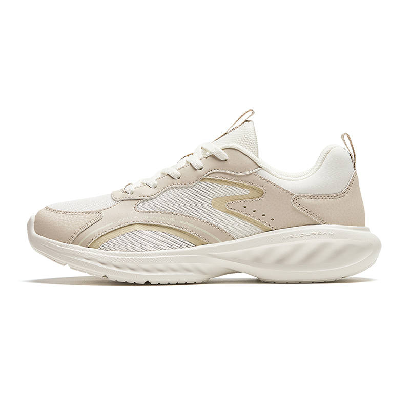 Anta Comfortable Cushioning Abrasion Resistant Cushioning, Wear Resistant Low top Running Shoes Women's White