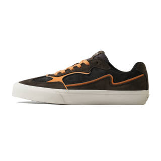 GOLUCK Cushioning, Wear Resistant Low top German Army Trainers Unisex Orange Brown