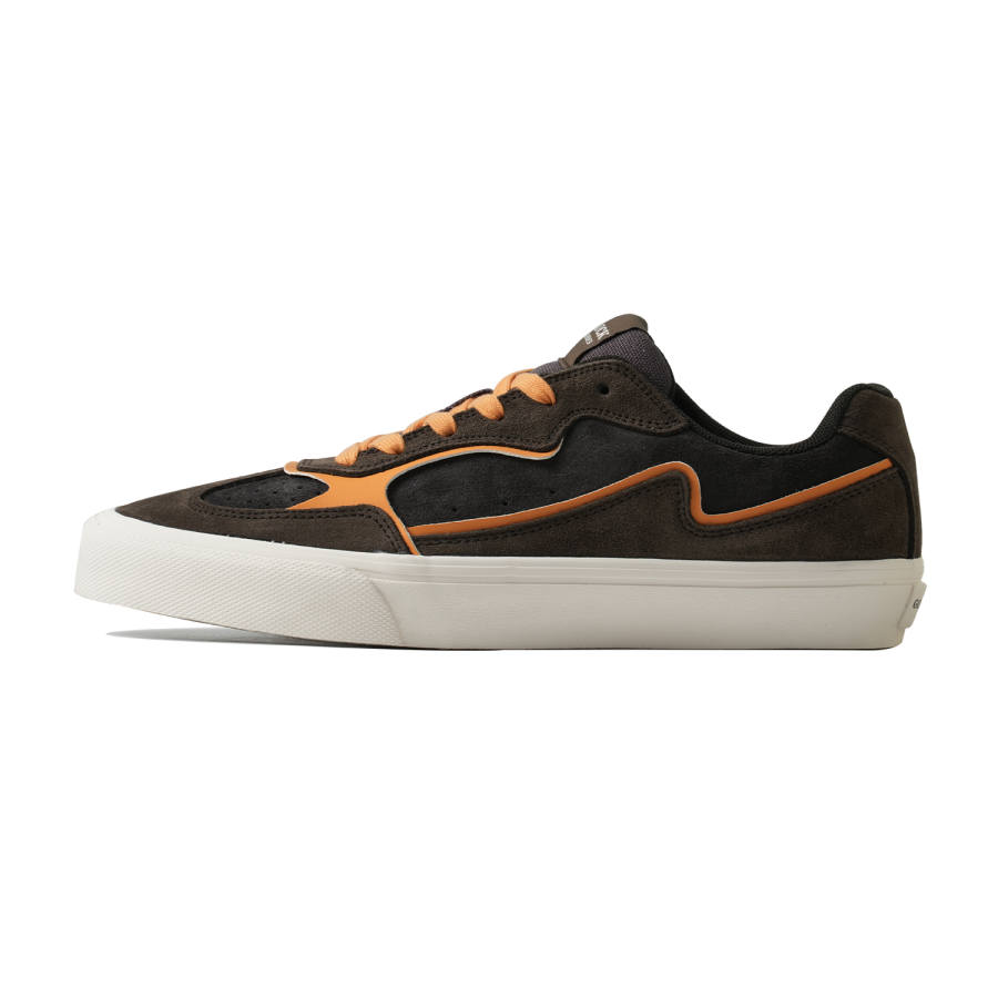 GOLUCK Cushioning, Wear Resistant Low top German Army Trainers Unisex Orange Brown