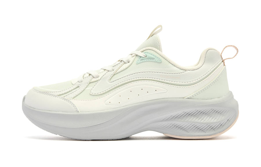 QIAODAN Cloud Rebound 3.0 Low top Running Shoes Women's Beige Gray