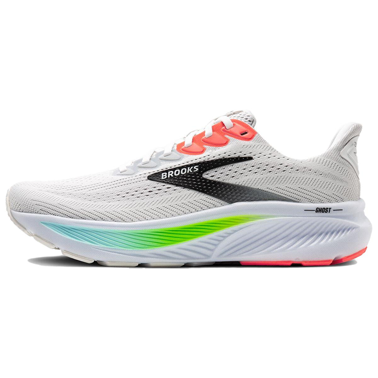 Brooks Ghost 17 Cushioning Slip Resistant Cushioning Slip Resistant Low top Running Shoes Men's White