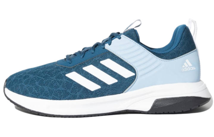 Adidas Adidas Wind Raiser Abrasion Resistant Breathable Low top Running Shoes Men's Azure Blue