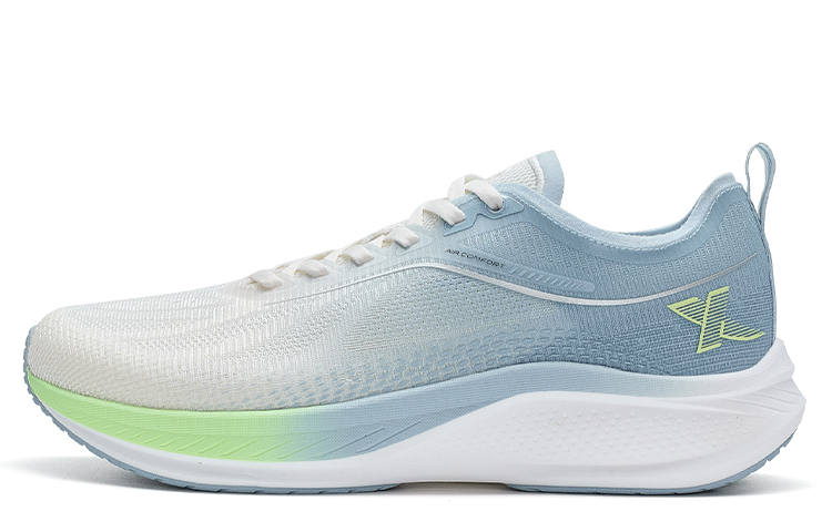 XTEP XTEP Running Shoes Men's Low Top Sail White/Dusty Blue