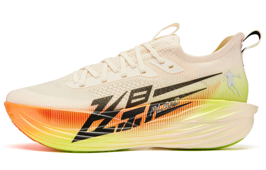 QIAODAN Feiying Plaid 1.5 Full Length Carbon Plate Cushioning Slip Resistant Abrasion Resistant Low top PROQ ASU