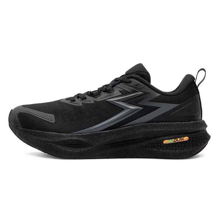 361° Swift Float Cushioning Slip Resistant Abrasion Resistant Low top Casual Running Shoes Men's Black