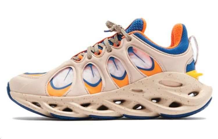 Li-Ning LiNing Arc ACE Men's NYFW Cushion Running Shoes - Foggy Apricot/Dark Blue