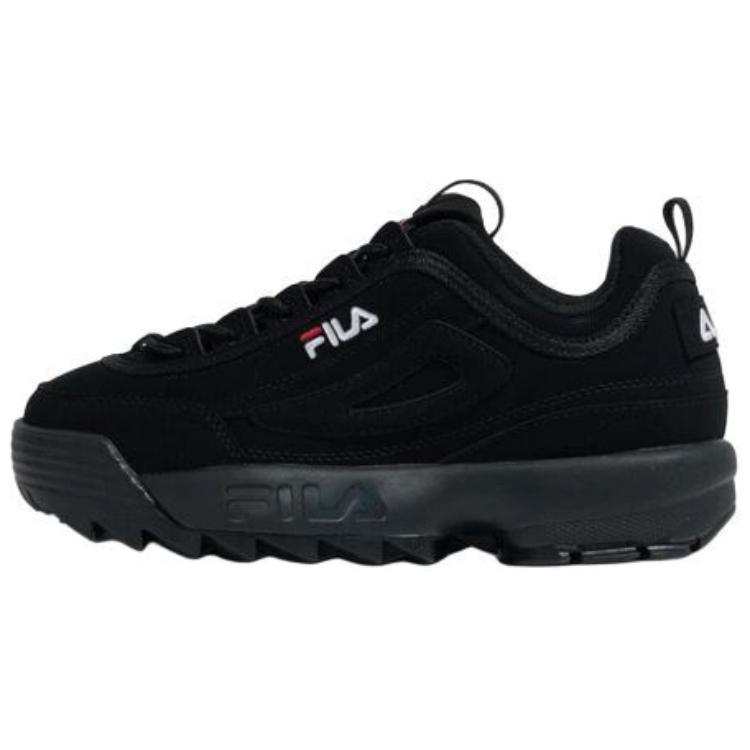 FILA Disruptor 2 Abrasion Resistant Abrasion Resistant Low top Running Shoes Unisex Black