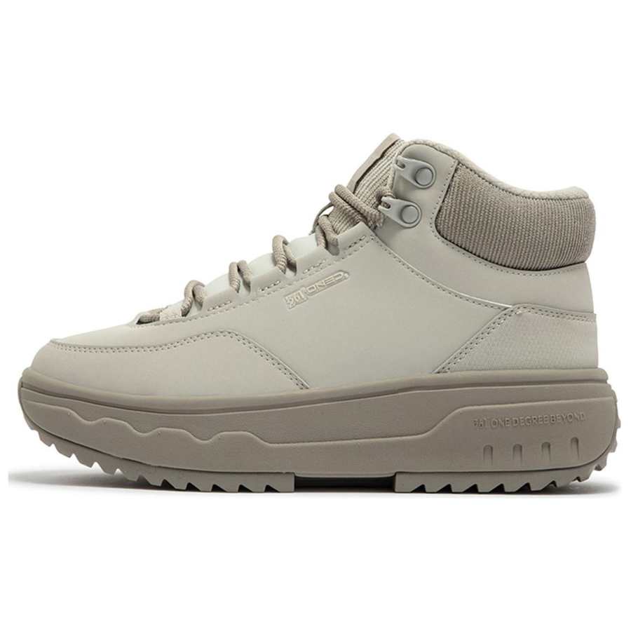 361° Snowfall Slip Resistant Abrasion Resistant Slip Resistant Abrasion Resistant High top Casual Shoes Women's Gray