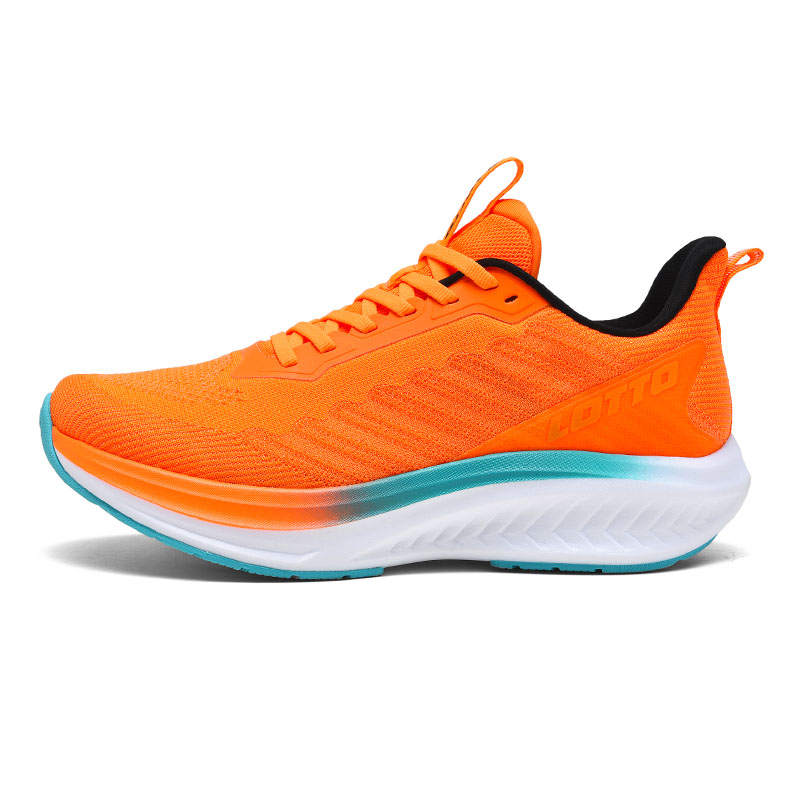 LOTTO Slip Resistant Abrasion Resistant Running Shoes Men's Neon Orange