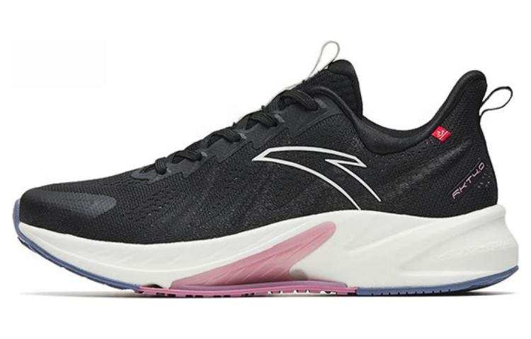 Anta Rocket 4.0 Cushioned Wear-Resistant Breathable Low-Top Running Shoes Women's Black Purple
