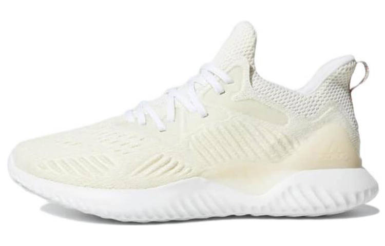 Adidas Adidas AlphaBounce Beyond Comfortable Abrasion Resistant Low top Running Shoes Men's Ecru