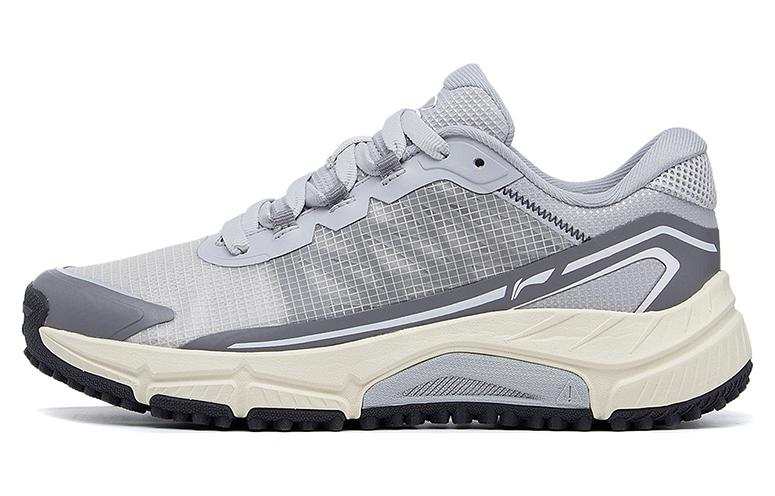 Li-Ning Li Ning Yijie Lite Abrasion Resistant Breathable Low top Running Shoes Women's Gray