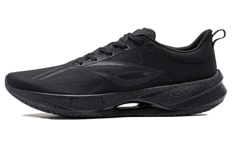Li-Ning Li Ning Super Light 21 Cushioning Slip Resistant Abrasion Resistant Breathable Low top Running Shoes Men's Black