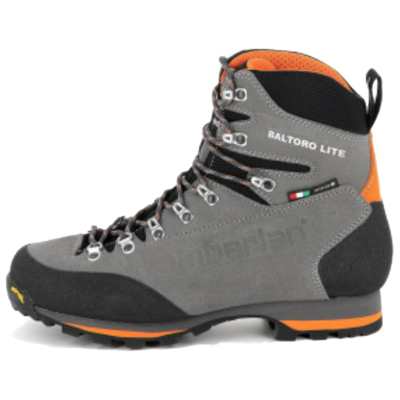 Zamberlan Abrasion Resistant Slip Resistant Crew Outdoor Boots Men's Gray Black Orange