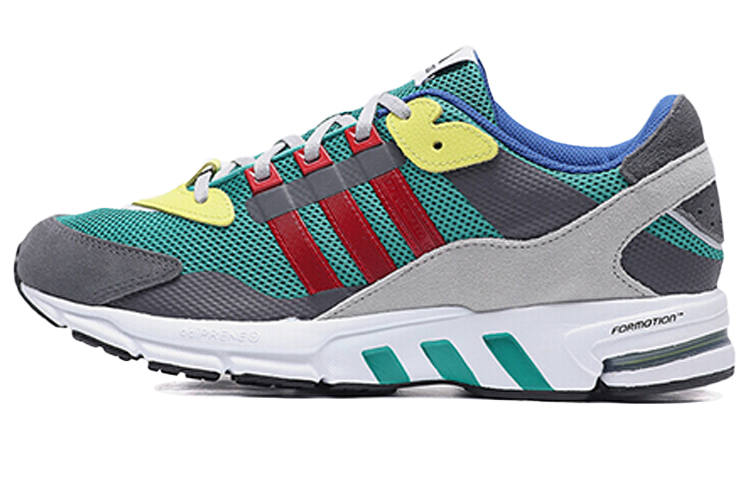 Adidas Adidas Equipment 10 Fabric Abrasion Resistant Abrasion Resistant Low top Running Shoes Men's Gray Green
