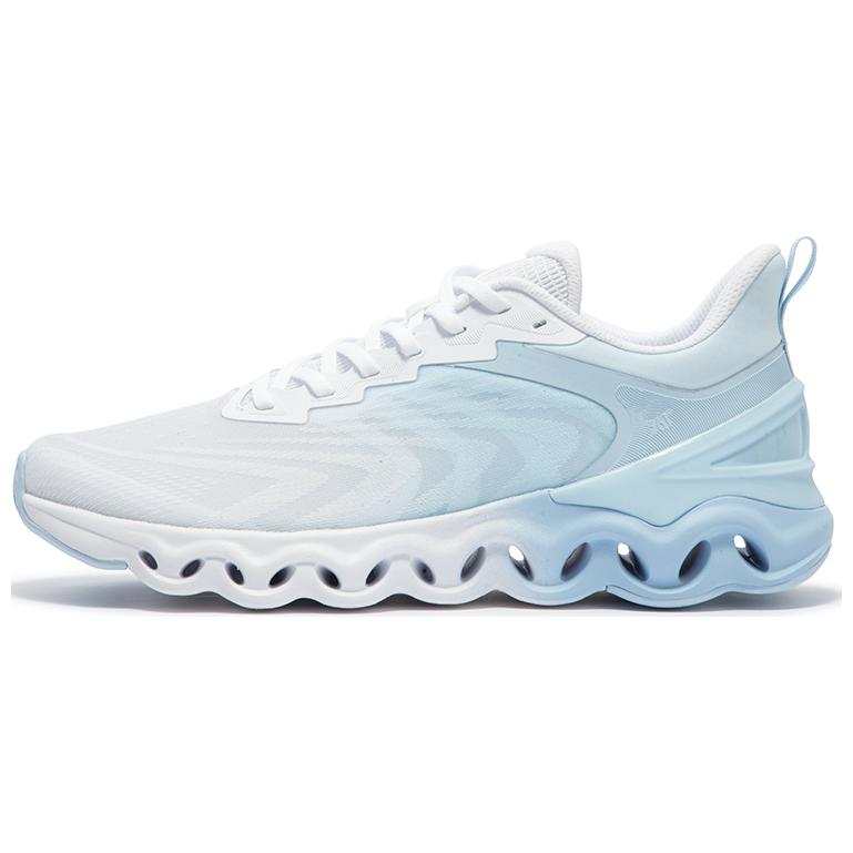 361° Cushioning Abrasion Resistant Lightweight Low top Running Shoes Men's White Blue