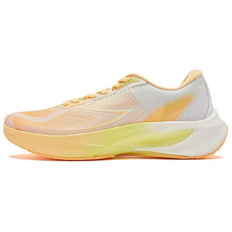 QIAODAN Flying Shadow 4.0 Slip Resistant Low top Running Shoes Men's Orange Green