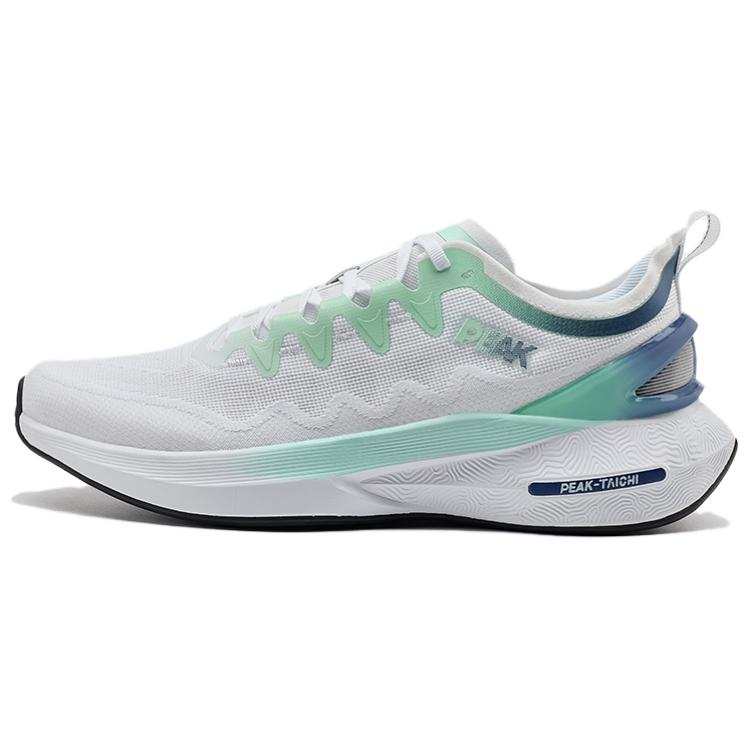 PEAK Cushioning, Wear Resistant Low top Running Shoes Men's White Green
