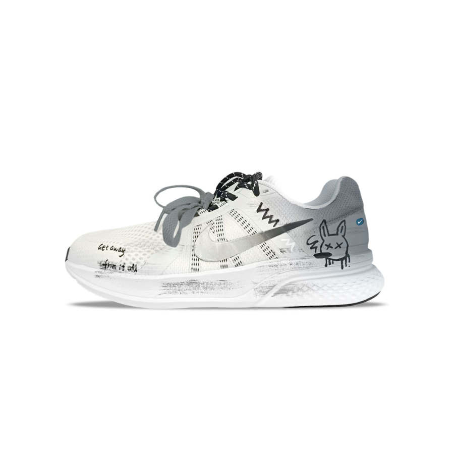 Nike Nike Run Swift 2 Abrasion Resistant Breathable Abrasion Resistant Breathable Low top Running Shoes Unisex White Gray