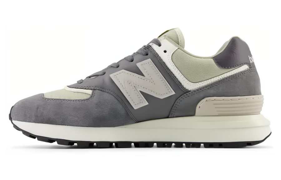 New Balance New Balance NB 574 Low top Casual City Commuting Running Shoes Men's White Gray