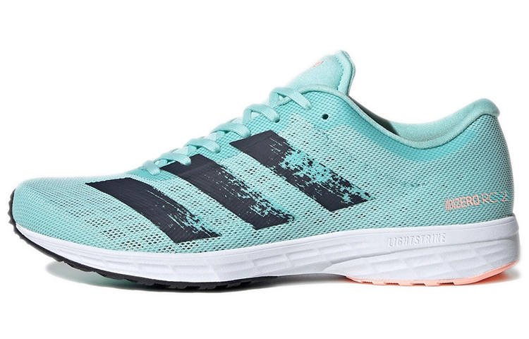 Adidas Adidas Adizero RC 2 Slip Resistant Abrasion Resistant Low top Running Shoes Women's Blue