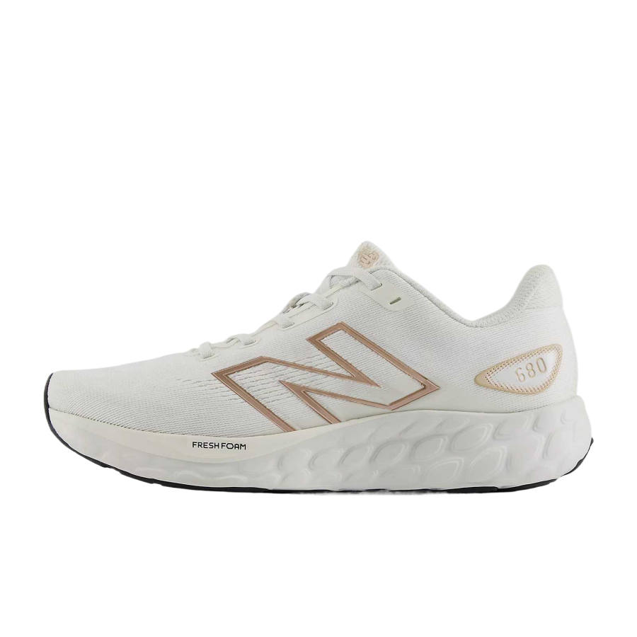 New Balance New Balance Fresh Foam 680v8 Cushioning Mid top Running Shoes Women's Mirror Gray Sea Salt