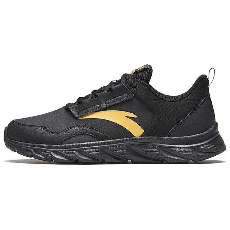 Anta Slip Resistant Low top Running Shoes Men's Black