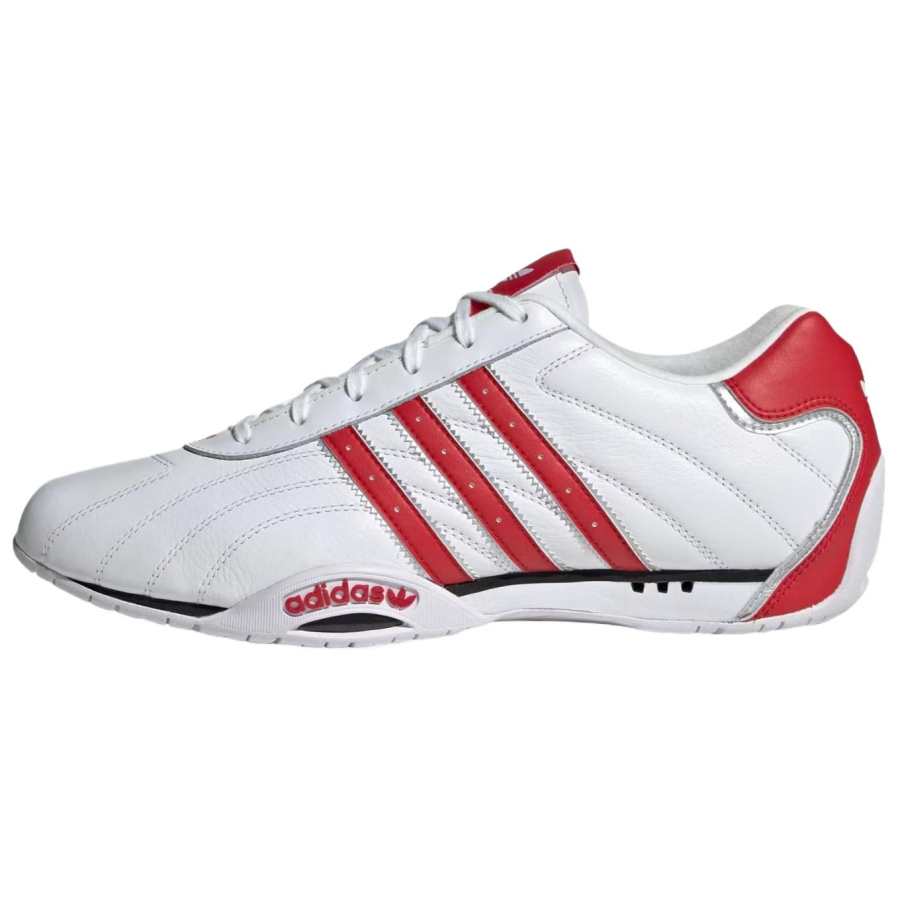 Adidas Originals ADIRACER Slip Resistant Abrasion Resistant Low top Casual Shoes Unisex White Red