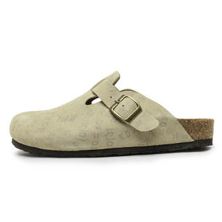 X-ZONE X ZONE Cork Sole Graffiti Abrasion Resistant Slip Resistant Closed Toe Slippers Unisex