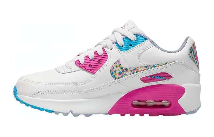 Nike Nike Air Max 90 Leather SE GS 'Bright Colors!'