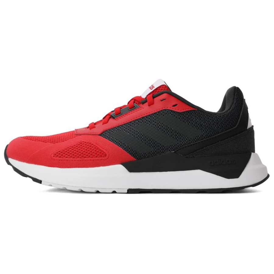 Adidas Adidas Run80s Cushioning, Wear Resistant Low top Running Shoes Unisex Red Black