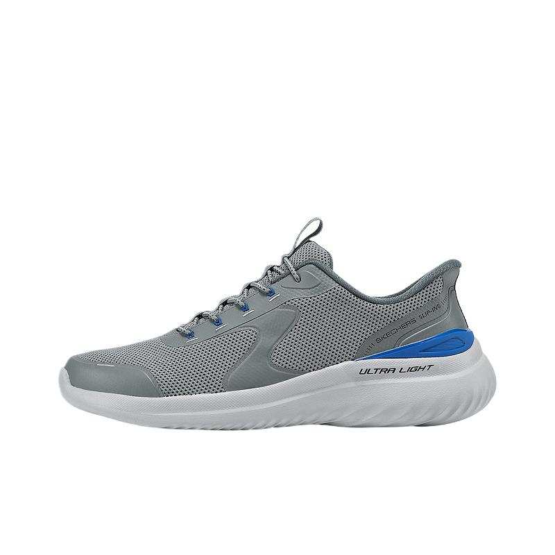 Skechers SPORT MENS Abrasion Resistant Support Low top Running Shoes Men's Gray