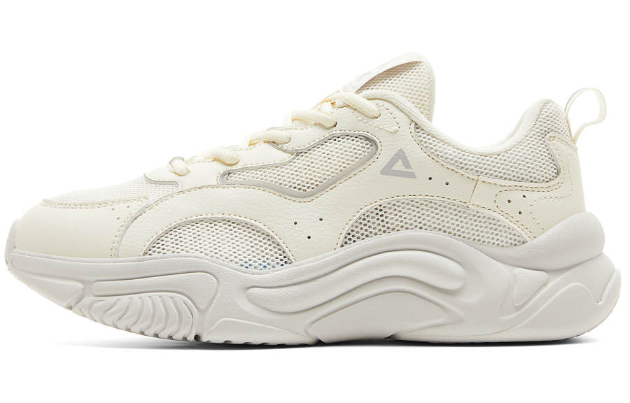 PEAK Slip Resistant, Abrasion Resistant, Lightweight Low top Casual Shoes Women's White Gray